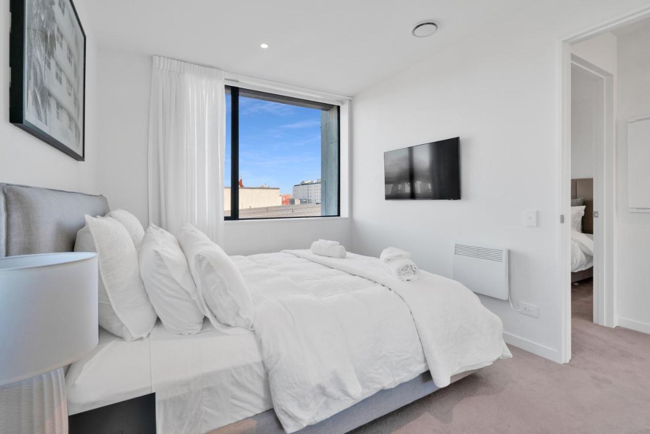 Top Floor Luxury City Central W Sunny Balcony Christchurch Exterior foto